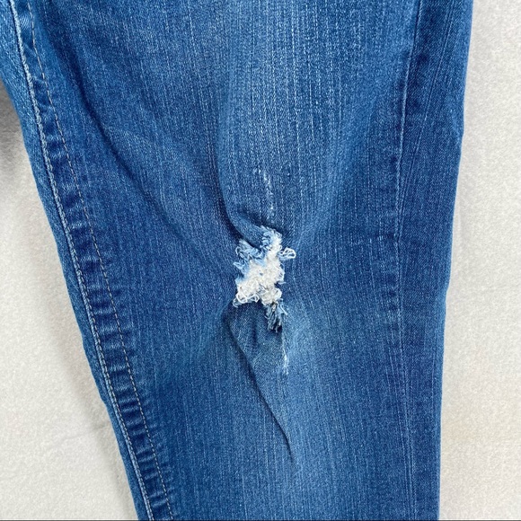 VGS Jeans Distressed Raw Hems Skinny Jean - Picture 9 of 16